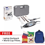 [FREE GIFT] Dremel 3000-1/25 Corded Rotary Tool with 1 Flex Shaft & 25pcs Accessories - F0133000JR FREE Laptop Backpack + World Cup Pillow