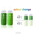 Cherub Baby 150ml Apple Colour Change Standard Neck Natribottle Glass Bottle (Twin Pack)