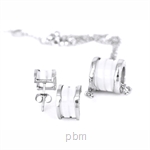 Kelvin Gems White Fleur Gift Set
